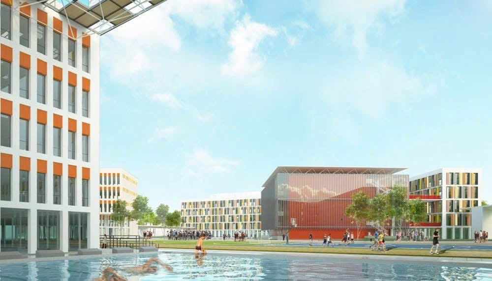 Phối cảnh Trường Quốc Tế &Aacute; Ch&acirc;u - Celadon City