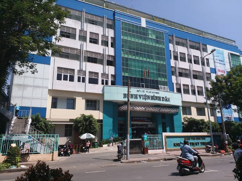 Bệnh viện Bình Dân tiện ích ngoại khu dự án Hado Centrosa Garden Quận 10 trong bán kính 1km