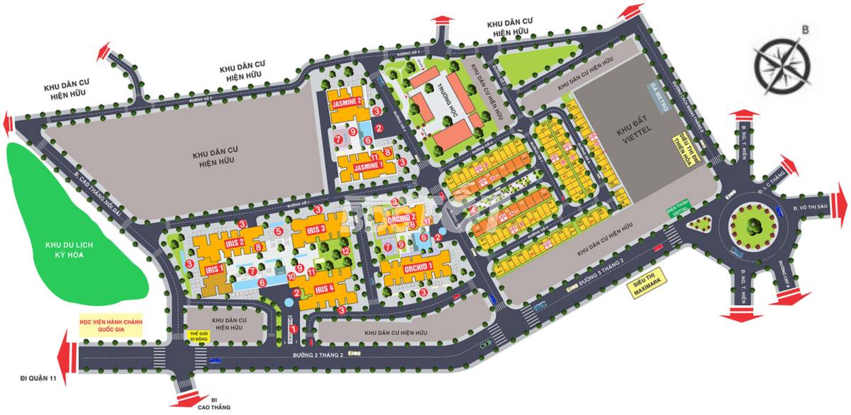Hình ảnh thực tế Hà Đô Centrosa Garden - Ảnh đánh giá của Nhidigi