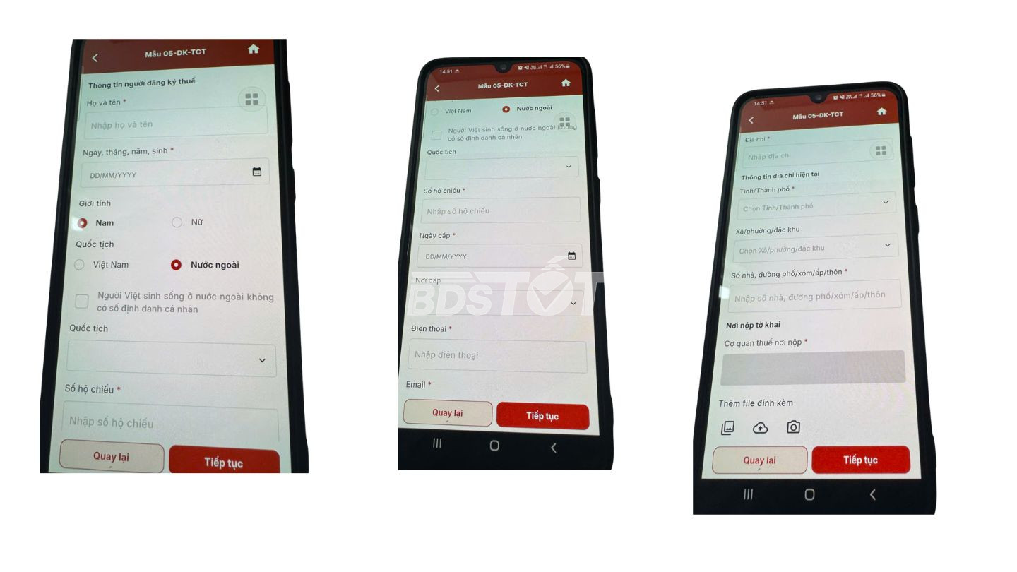 Bước 2 &ndash; Khai B&aacute;o Th&ocirc;ng Tin C&aacute; Nh&acirc;n