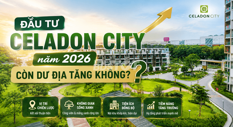 Lịch sử giá Celadon City 2011–2026 15 năm tăng giá nhà đầu tư cần biết