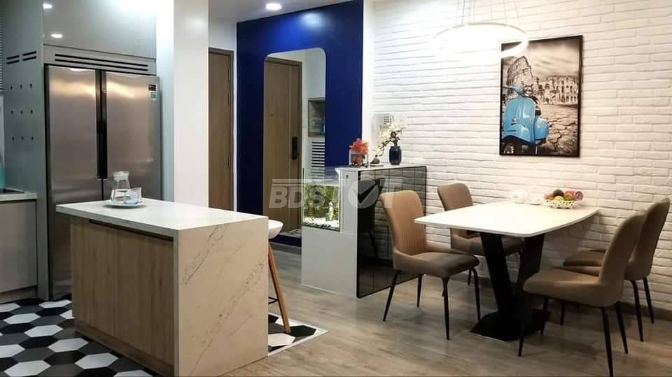 Không gian sinh hoạt chung căn hộ richstar 3 phòng ngủ full nội thất cho thuê