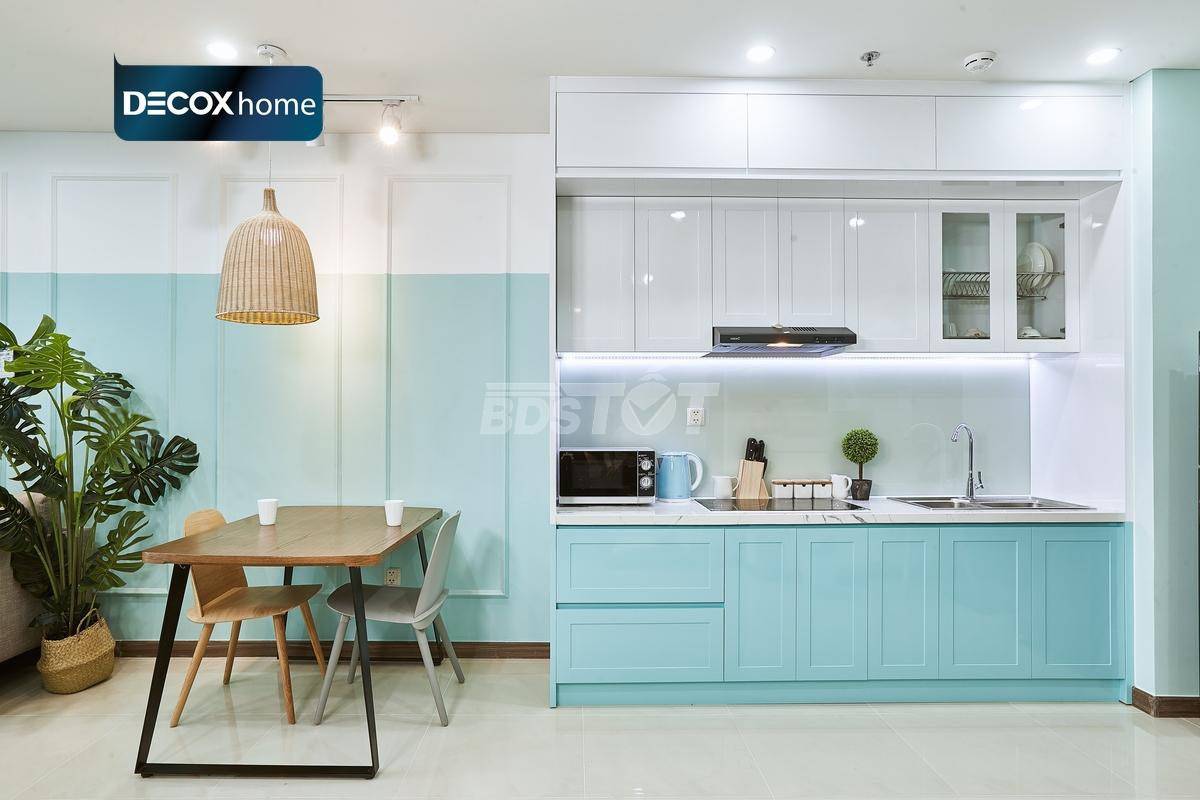 Khu vực bếp Căn hộ cao cấp 1 Phòng ngủ Hà Đô Centrosa Quận 10 cho thuê full nội thất