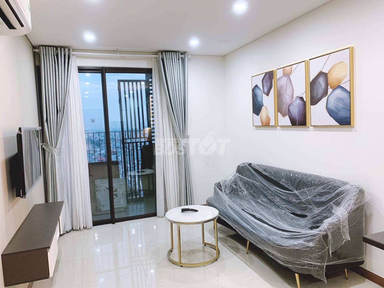 Phòng khách Căn hộ 1PN đầy đủ nội thất Chung cư Hà Đô đường 3 tháng 2 quận 10 cho thuê