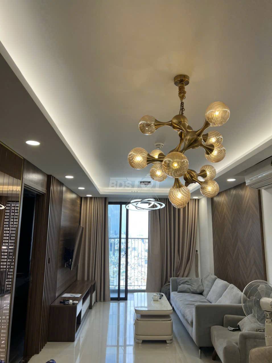 Phòng khách của căn hộ chung cư 2 phòng ngủ, 86m2, nội thất đầy đủ cho thuê tại Hà Đô Centrosa Garden