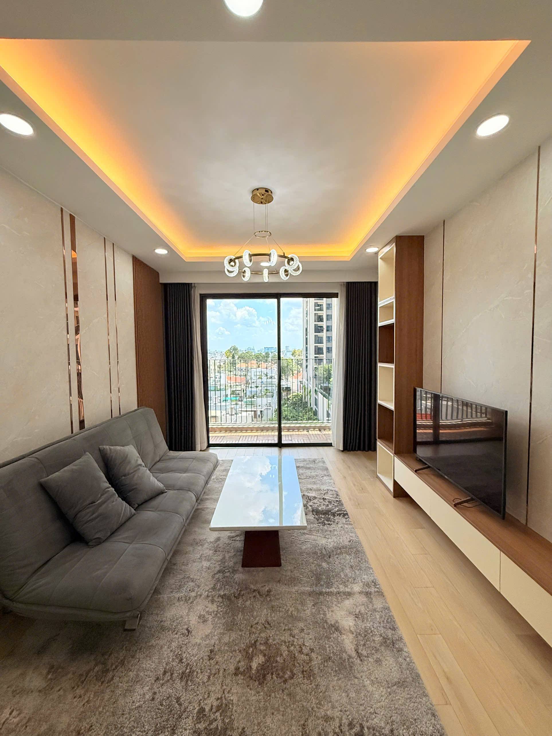 Phòng khách của căn hộ chung cư tại Chung cư cao tầng, Hà Đô Centrosa Garden