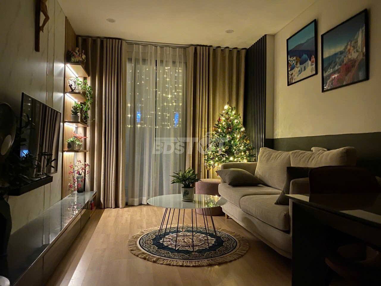 Phòng khách của căn hộ chung cư 3 phòng ngủ, 84m2, bán tại Richstar Residence