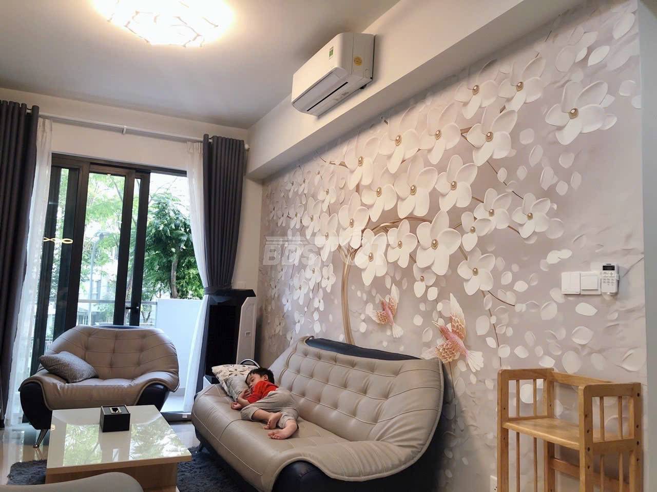 Phòng khách của căn hộ chung cư 2 phòng ngủ, 63m2, bán tại Celadon City