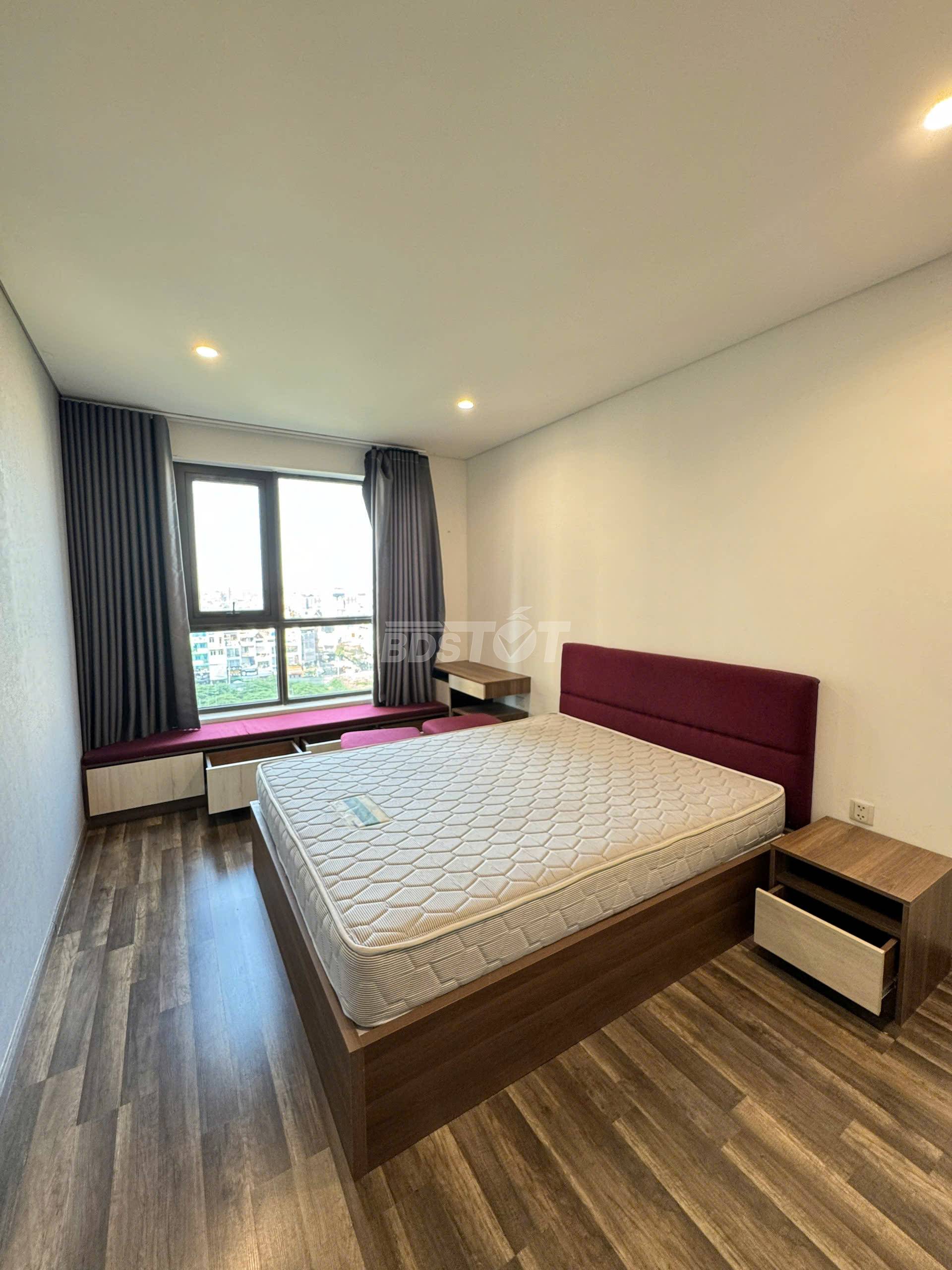 Phòng ngủ của căn hộ chung cư 2 phòng ngủ, 107m2, nội thất đầy đủ cho thuê tại Hà Đô Centrosa Garden