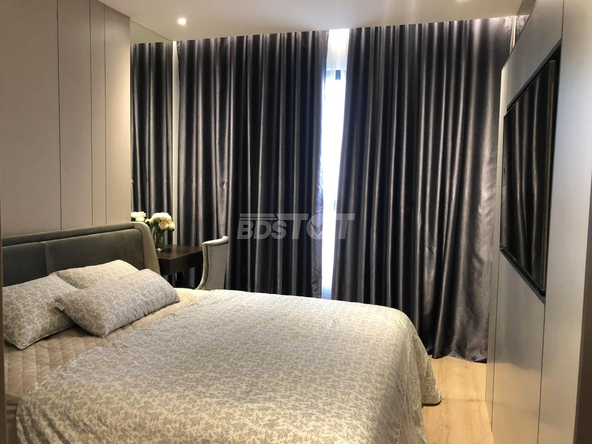 Phòng ngủ của căn hộ chung cư 2 phòng ngủ, 63m2, nội thất đầy đủ cho thuê tại Celadon City