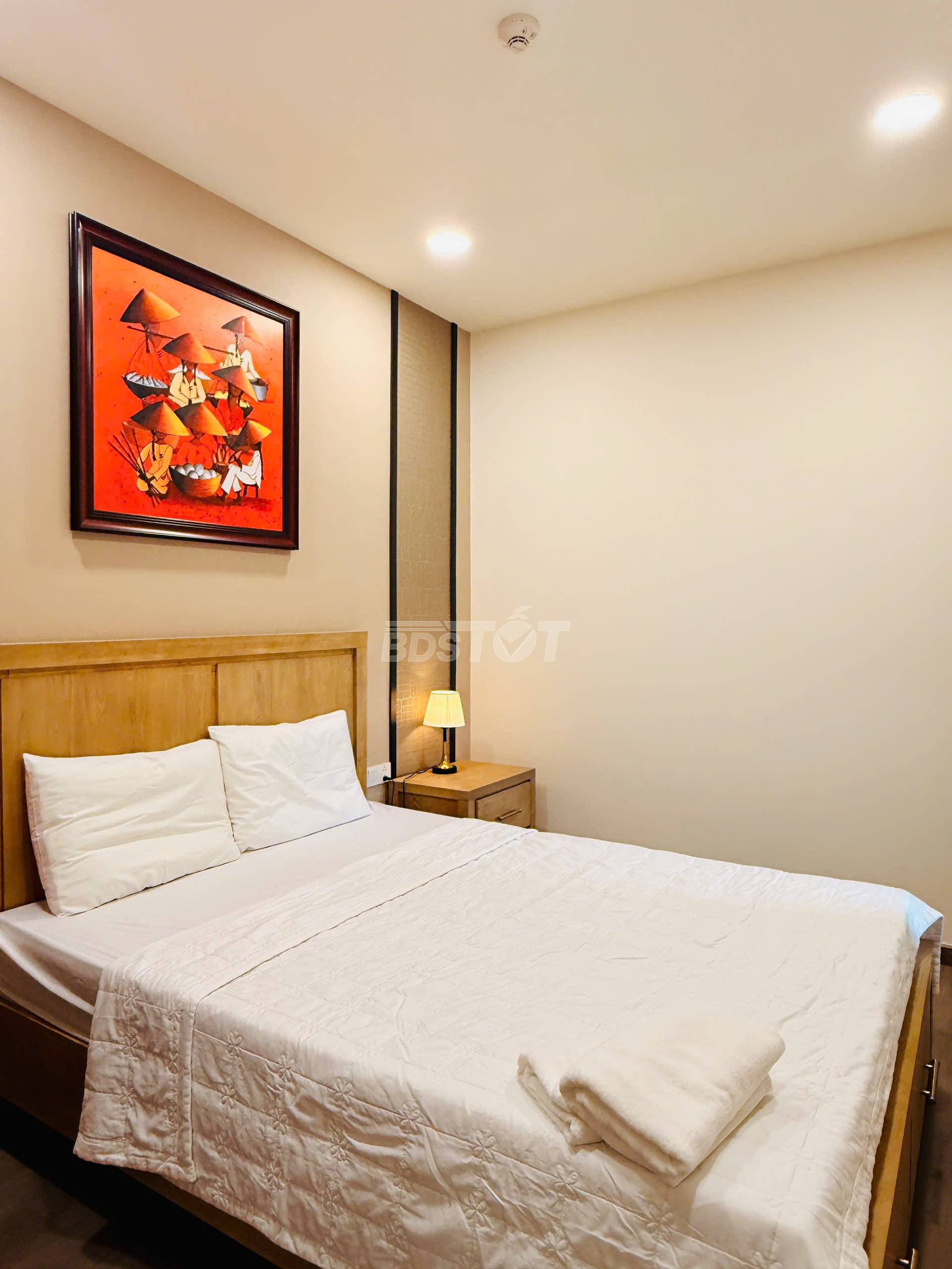 Phòng ngủ của căn hộ chung cư 2 phòng ngủ, 84m2, nội thất đầy đủ cho thuê tại Hà Đô Centrosa Garden