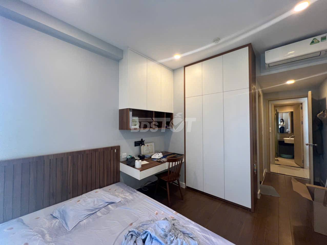 Phòng ngủ của căn hộ chung cư 3 phòng ngủ, 84m2, nội thất đầy đủ cho thuê tại Richstar Residence