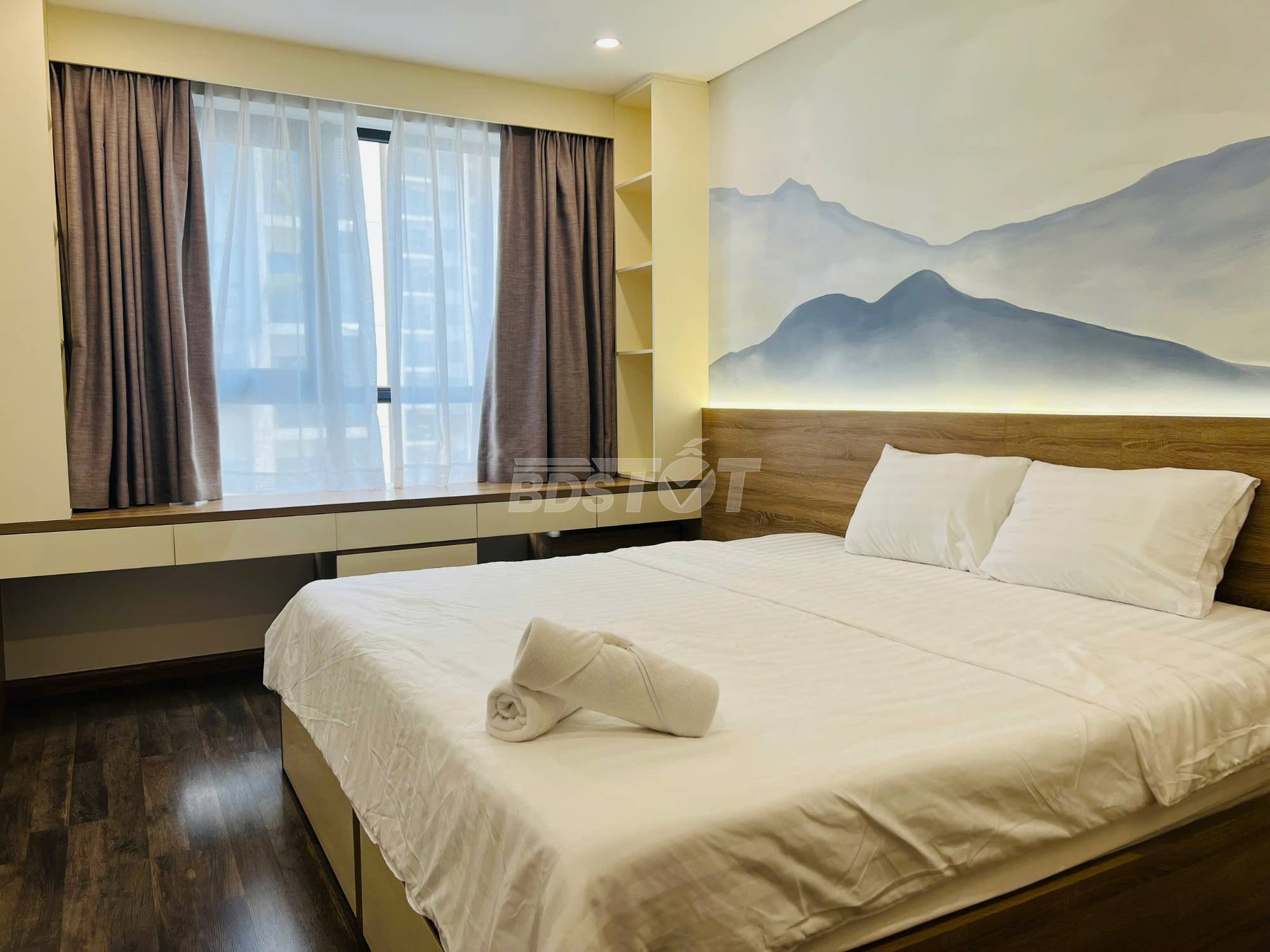 Phòng ngủ của căn hộ chung cư tại Chung cư cao tầng, Hà Đô Centrosa Garden