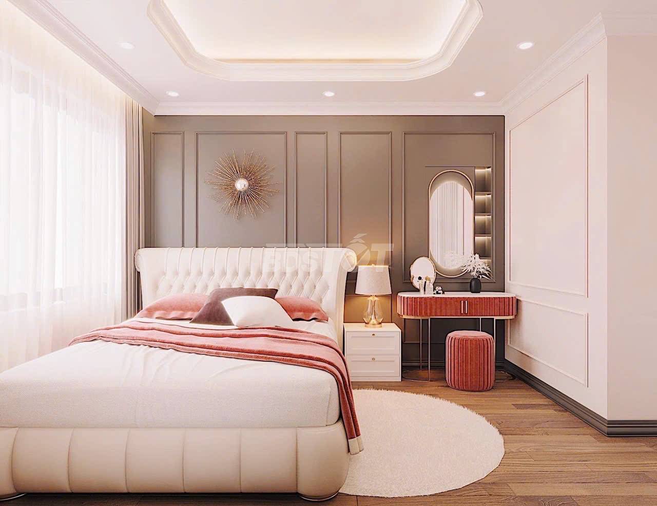 Phòng ngủ full nội thất của căn hộ chung cư 2 phòng ngủ 53m2 bán tại Richstar 2, Richstar Residence