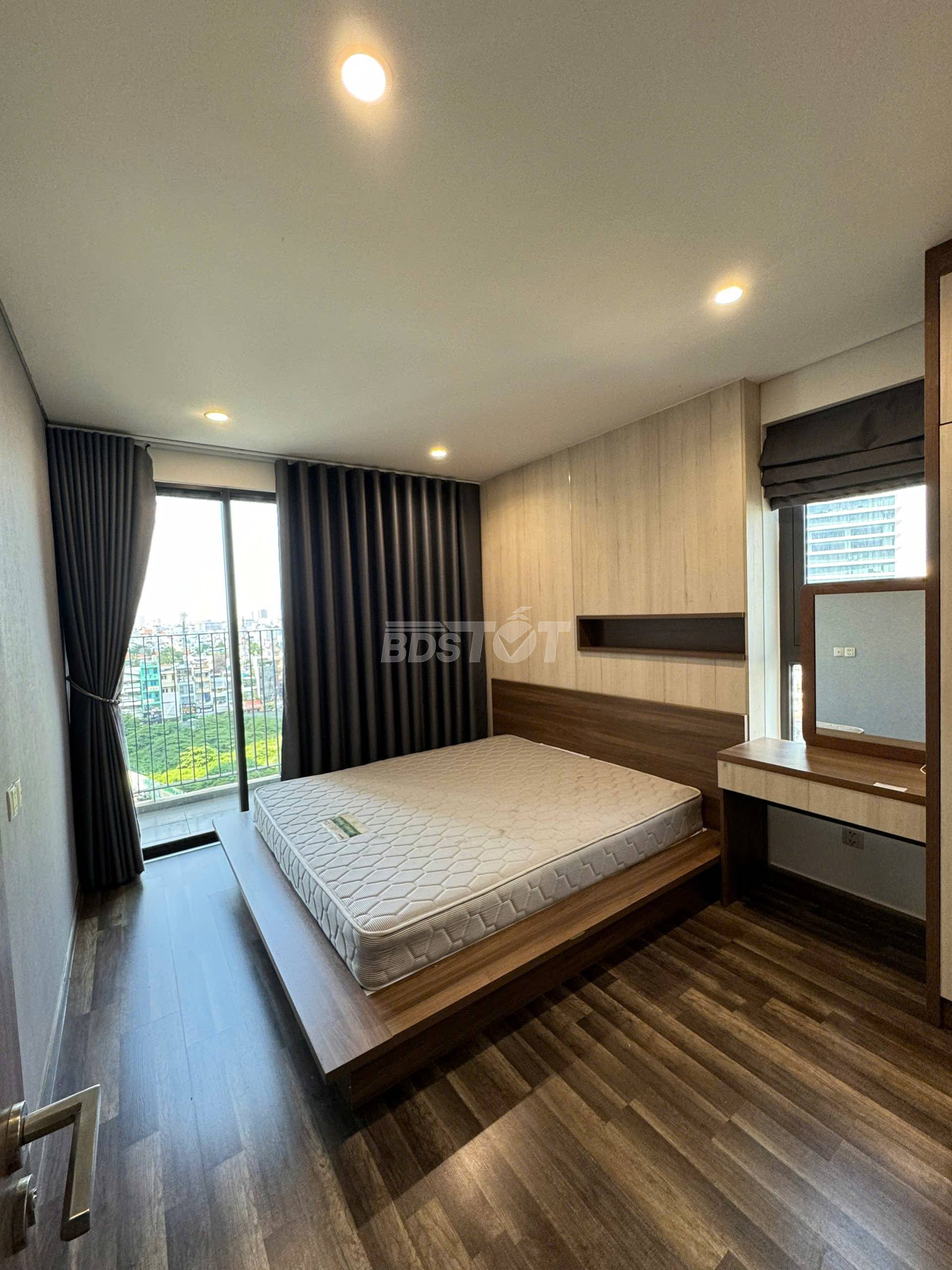 Phòng ngủ master của căn hộ chung cư 2 phòng ngủ, 107m2, nội thất đầy đủ cho thuê tại Hà Đô Centrosa Garden