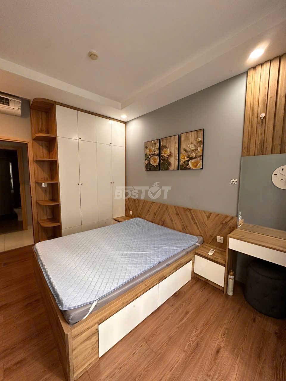 Phòng ngủ master của căn hộ chung cư 2 phòng ngủ, 63m2, nội thất đầy đủ bán tại Celadon City