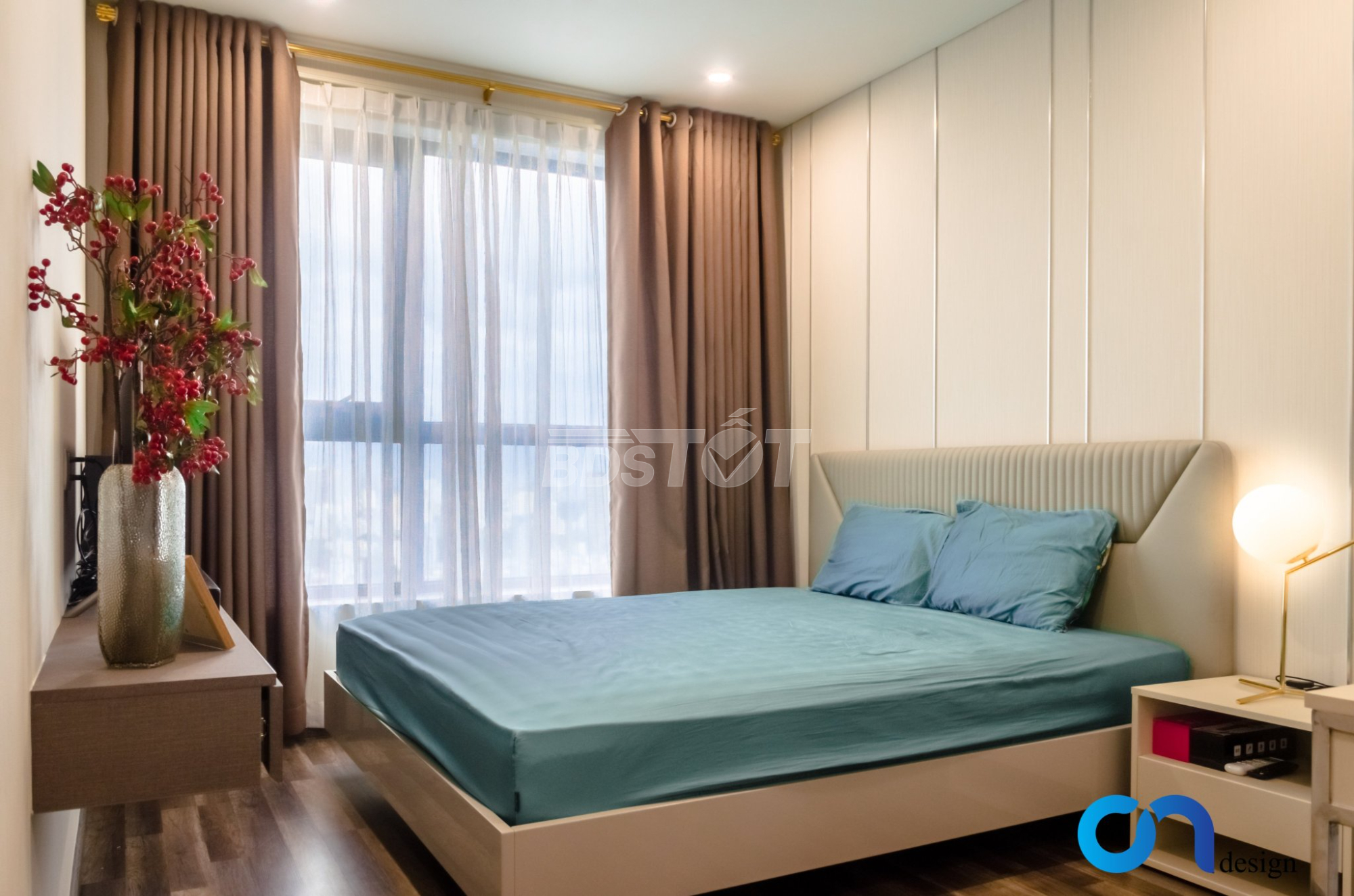 Phòng ngủ master của căn hộ chung cư tại Chung cư cao tầng, Hà Đô Centrosa Garden