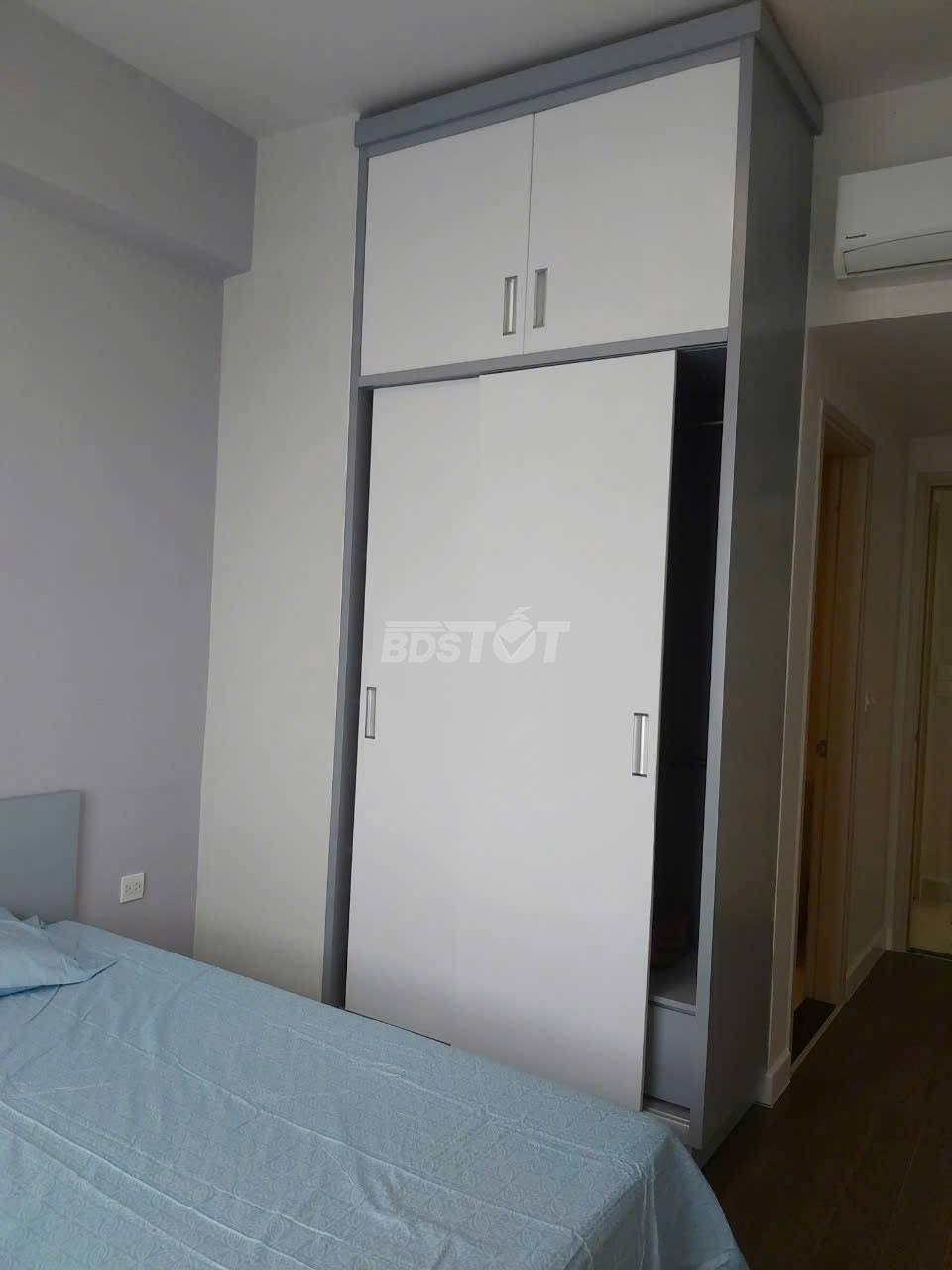 Phòng ngủ master full nội thất của căn hộ chung cư 2 phòng ngủ 65m2 nội thất đầy đủ bán tại Richstar 1, Richstar Residence