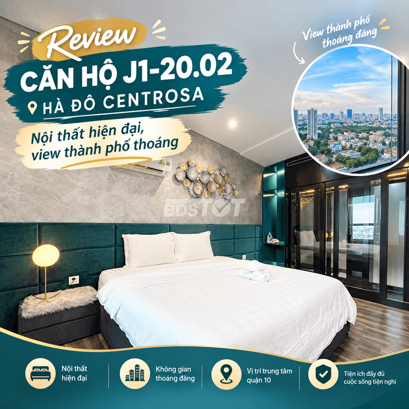 Review căn hộ J1-20.02 Hà Đô Centrosa