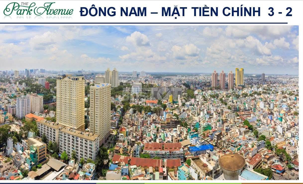 View thành phố từ căn hộ chung cư tại The Park Avenue